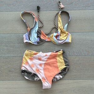 Cute print Bikini réversible (L)